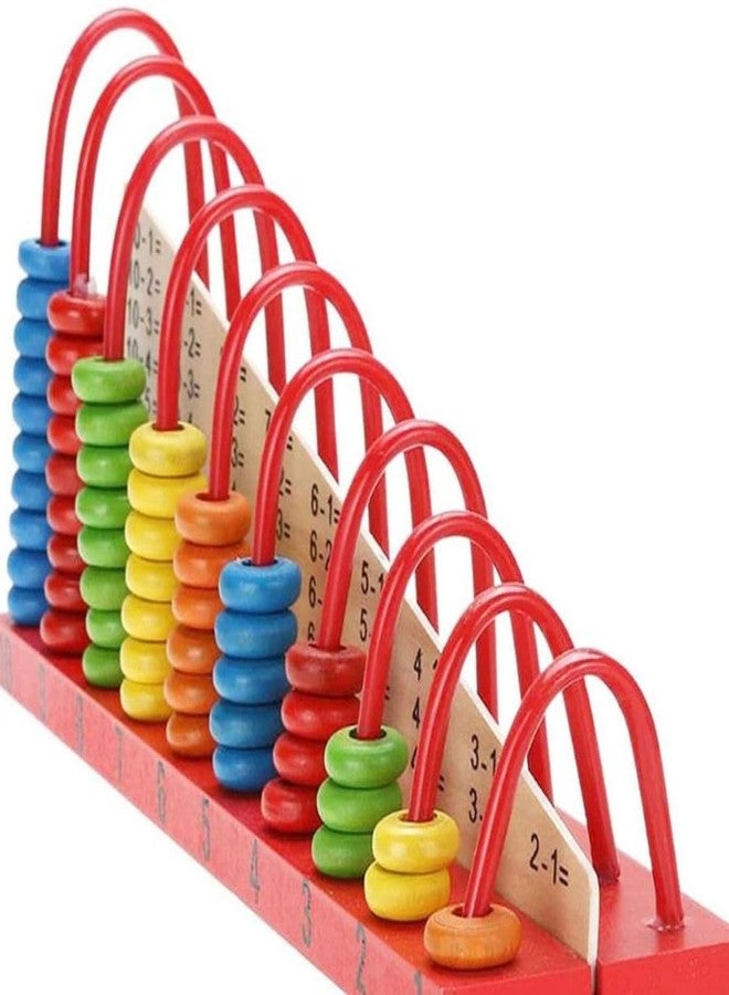 Little Mind Wooden Calculation Beads Board 1+1 - Montessori Early Learning Educational Toy for Kids, Math Skills Development, Addition & Subtraction, Durable Wooden Board for Children 3+ - Image 1